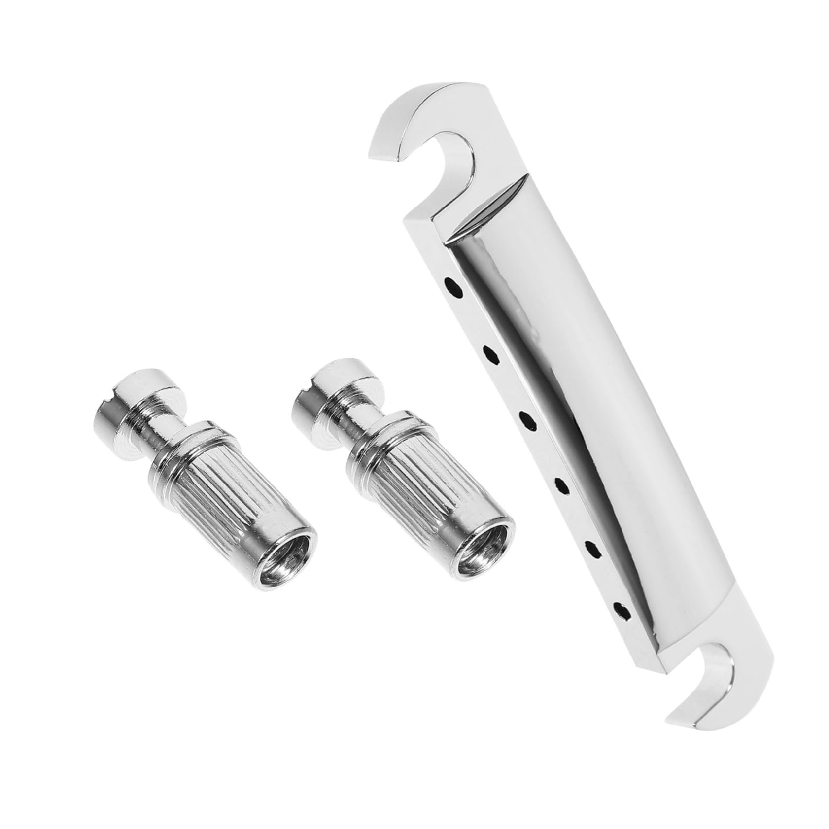 Kisangel 1Set Guitar Roller Saddle Bridge Tailpiece for Style Electric Guitar Luthier Tools for Tailpiece Smooth Finish for Enhanced Sound Quality