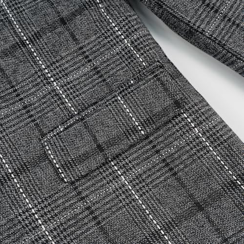 Image of lontakids Boys Plaid Blazer Pants Set Casual Suit Classic 2 Piece Outfit
