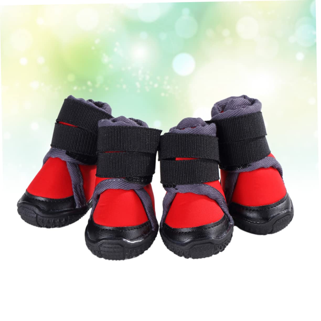 Toddmomy 4pièces Chaussures Chaudes Antidérapantes pour Chiens Chaussures Extérieur pour Animaux De Compagnie Adaptées Randonnée Et Marche Hiver