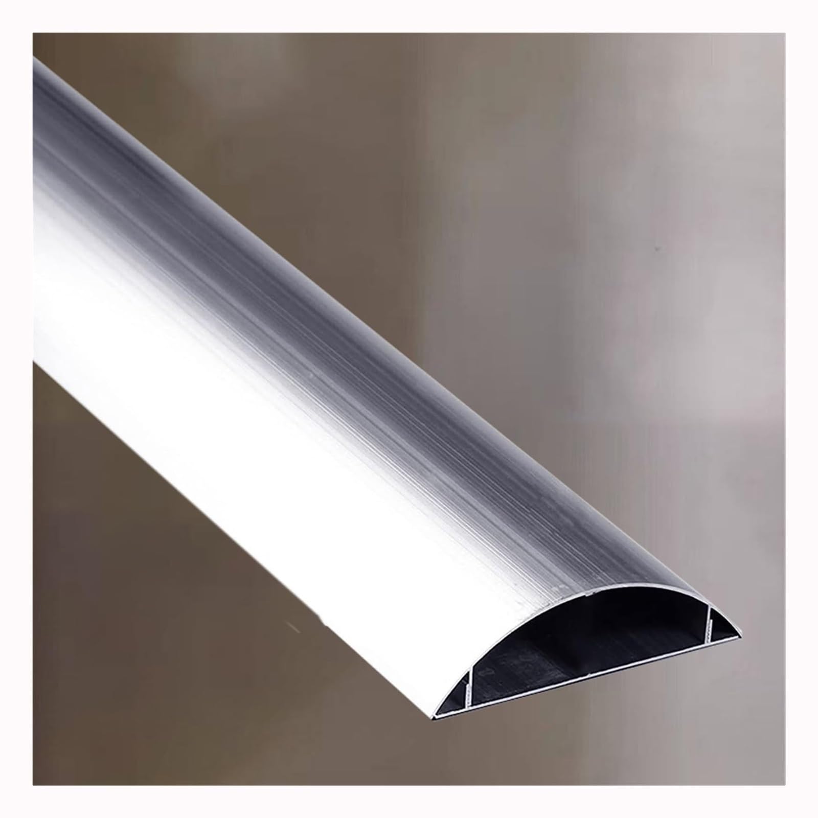 Canalina Passacavi Calpestabile, Protezione Affidabile dei Cavi, Chiusura a Scatto, Ideale per Casa, Ufficio, Garage e Corridoi(92x25mm/3.6x1in)