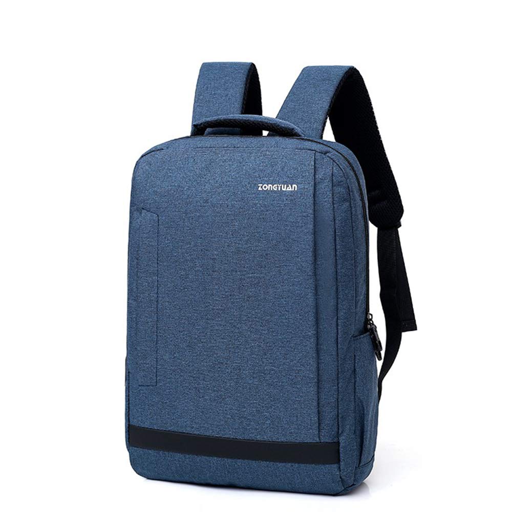 HYKJ Business Laptop Backpack with USB Charging Port and Headphone Jack Waterproof high-Grade Canvas Fabric Suitable for 15.6-inch Computer Backpacks Men and Women Leisure College Bag