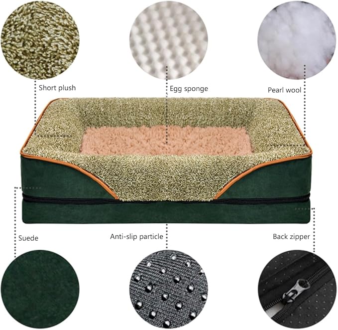 Cama para Perro Tamaño S Almohadón Lavable miniatura 8