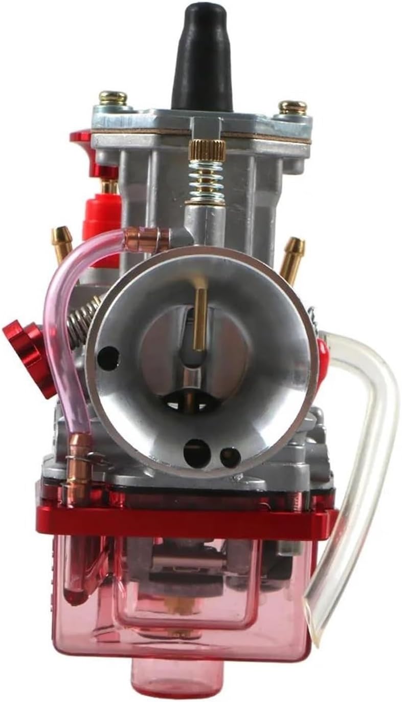 Carburetor Motorcycle for PWK 24 26 28 30 34 Mm Carb with Power Jet 2T 4T Engine Carburetor(RED-PWK34)