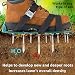 Jumbo Varieties Lawn Aerator Shoes - Comfortable Grass Aerating Spike Sandals for...