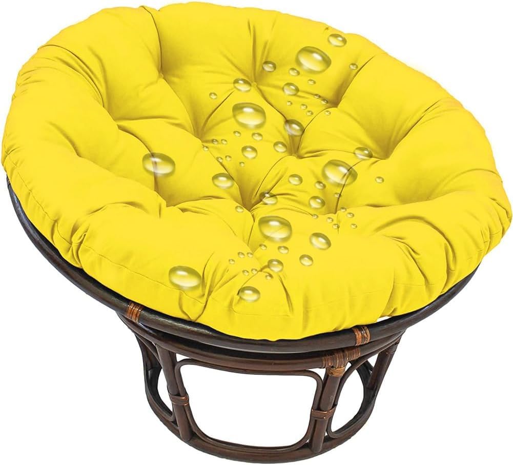 Coussin fauteuil suspendu œuf ultra moelleux et grand format rond