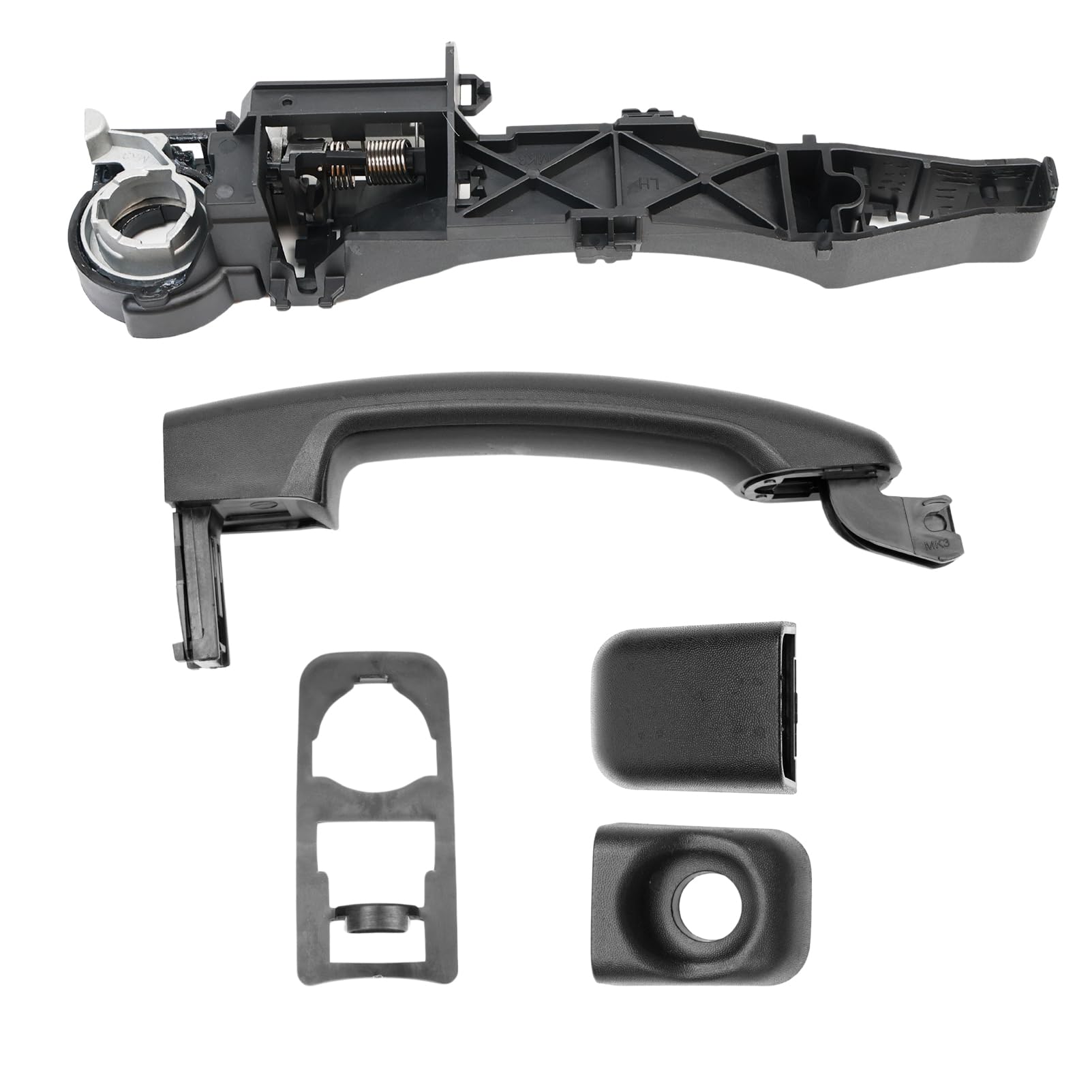 Zealfix Sliding Exterior Door Handle Left Side With Handle Holder 806069981R 806067794R For Renault Master Vauxhall Movano