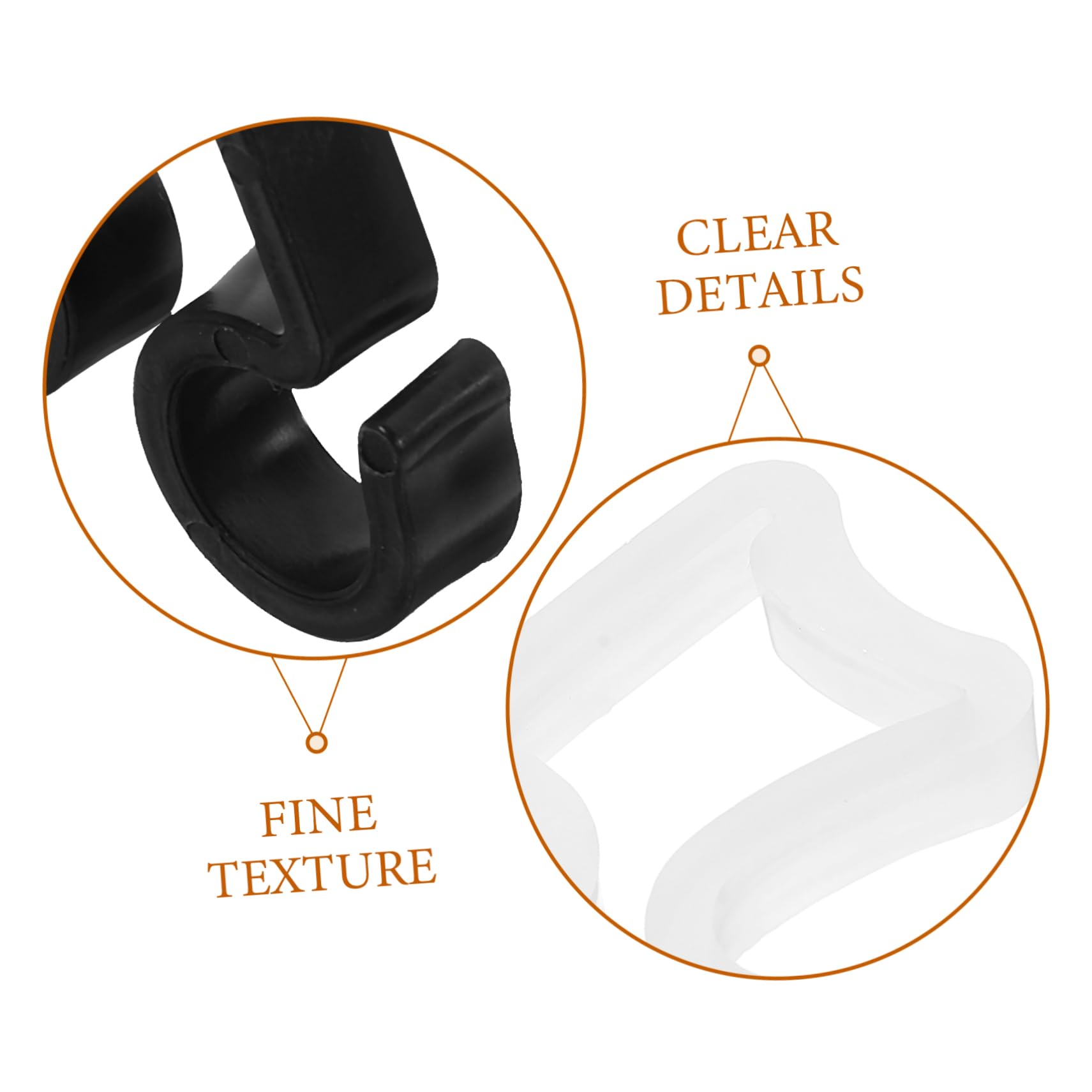 ibasenice 40pcs String Outdoor String Light Clips Durable Weatherproof Hooks for Easy Installation for Planter Hanging and Decorating Your Space Mix