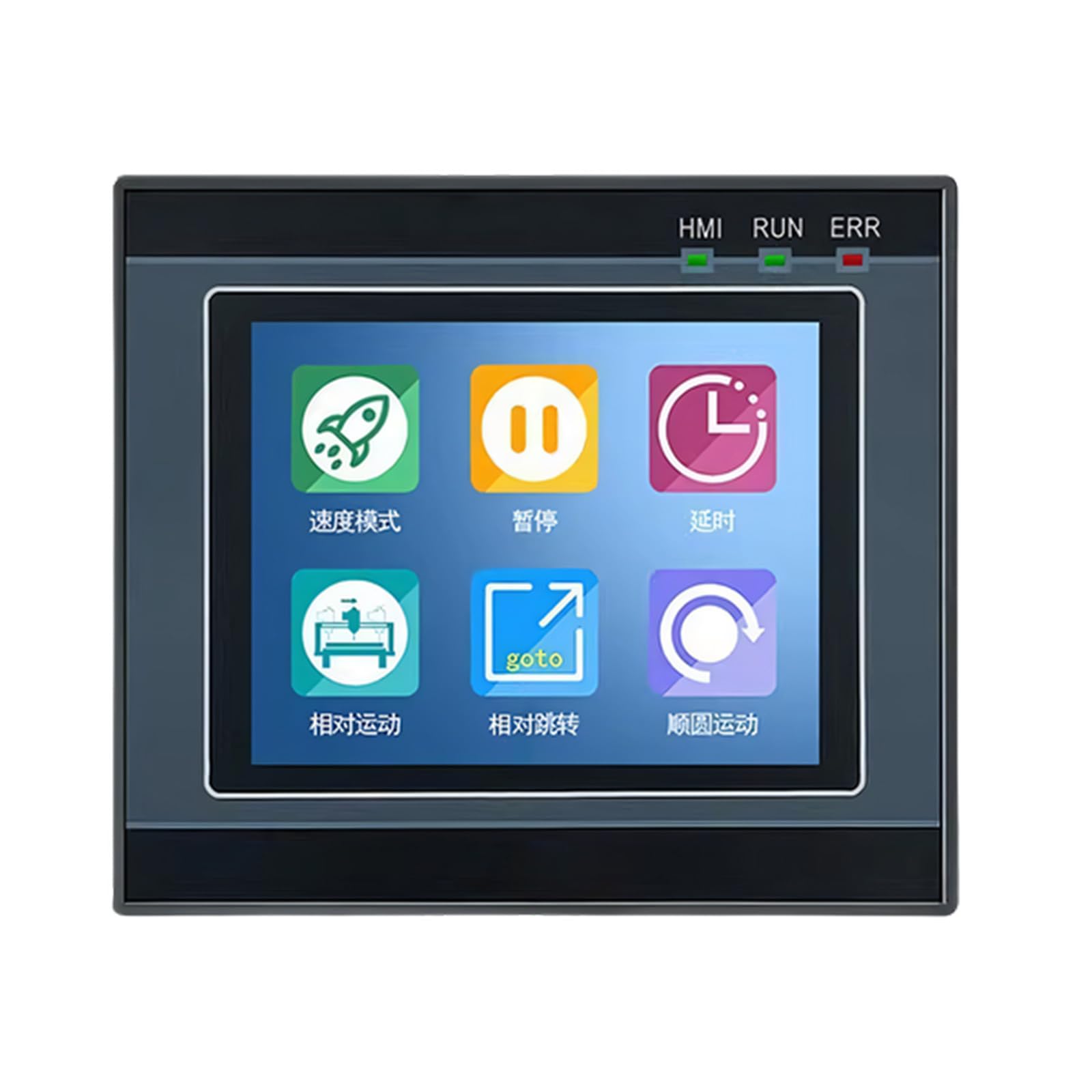 Reliabled 2.8inch LCD Programmable Controller Screen with NPN Inputs and Relays Outputs for Automation NPN Input