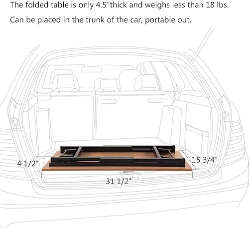 Miniatura 7 de SogesGame LP-AC5YB-8040 - Escritorio pequeño de 31.4 pulgadas para espacio pequeño, mesa plegable pequeña, escritorio compacto, no necesita