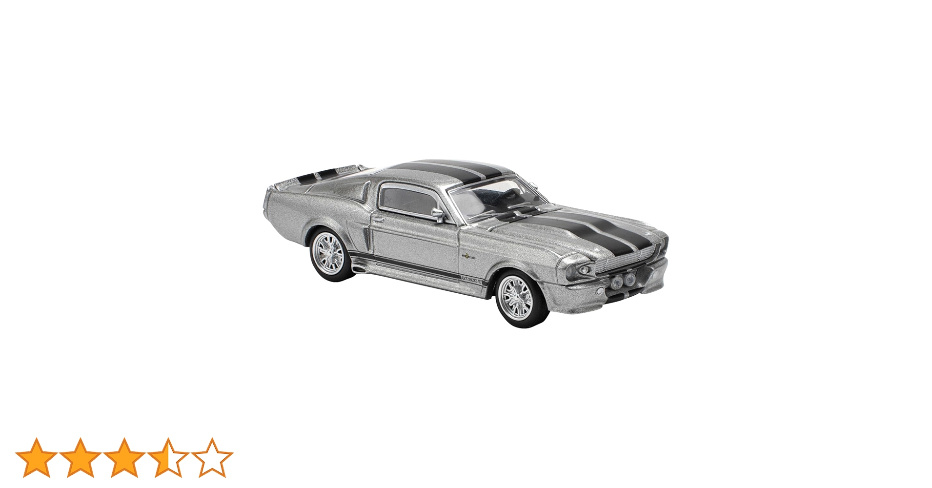 Amazon | POP RACE 1/64 1967 SHELBY MUSTANG GT500 - GREY/BLACK 完成