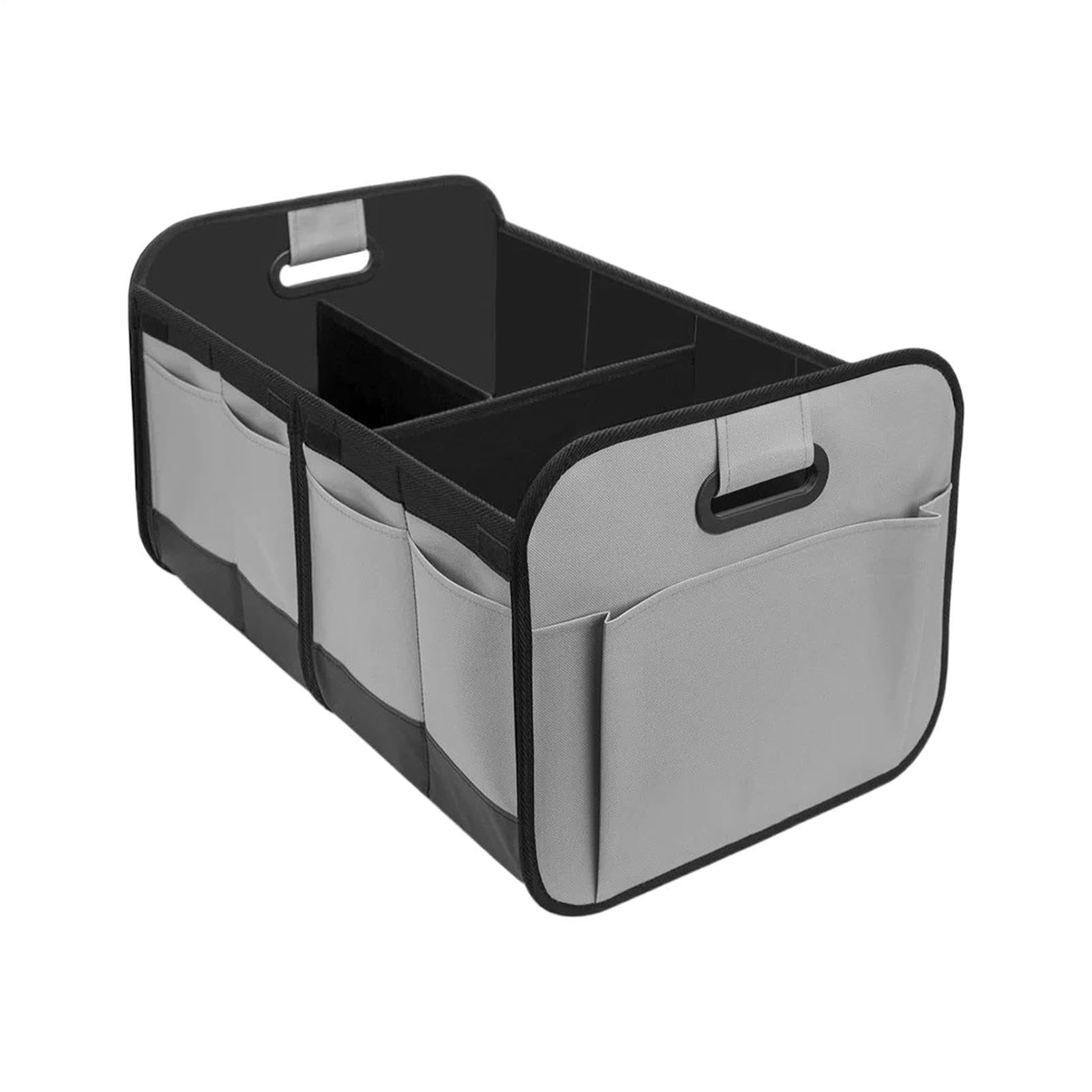 Organizador de maletero con múltiples compartimentos, impermeable, para SUV, camión, RV, furgoneta, sedán, accesorios de coche para interior de automóviles, comestibles, herramientas, gestión de carga