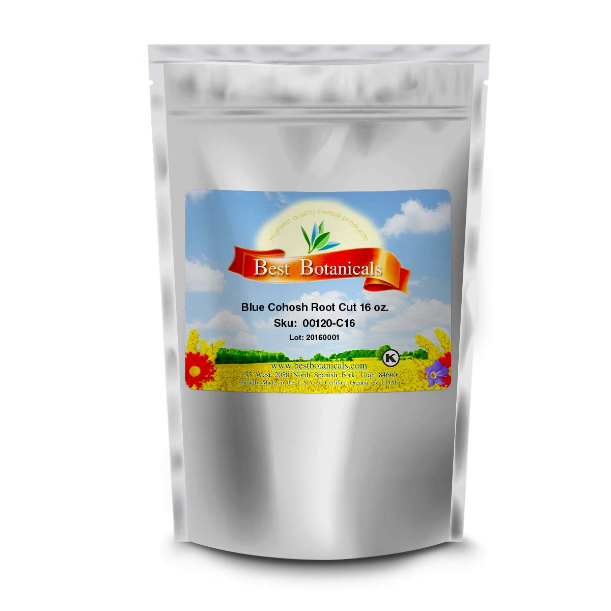 Best Botanicals Blue Cohosh Root Cut 16 oz.