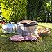 Premier Portable Grill, Stainless Steel, Dishwasher Safe BBQ Grill, Includes Bag & Roast Rack