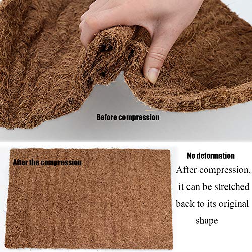 Hamiledyi Reptile Carpet Natural Coconut Fiber Tortoise Carpet Mat for