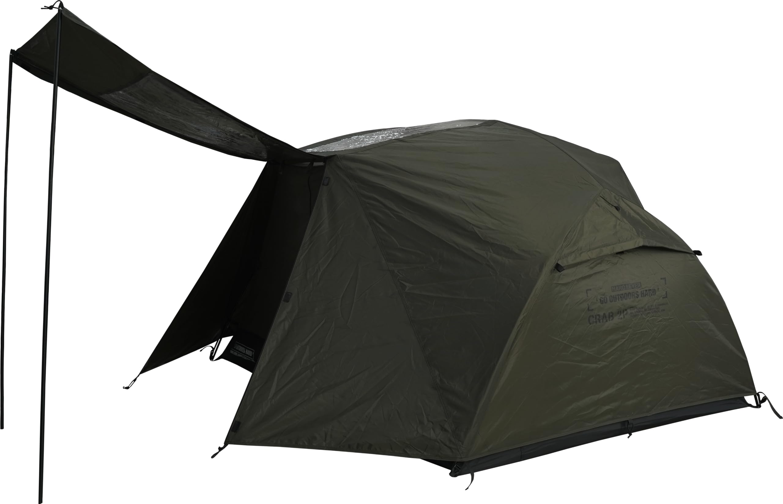 Amazon | CAMVIL防水レインフライ2Pカニテント専用、PU 2000mm防水 