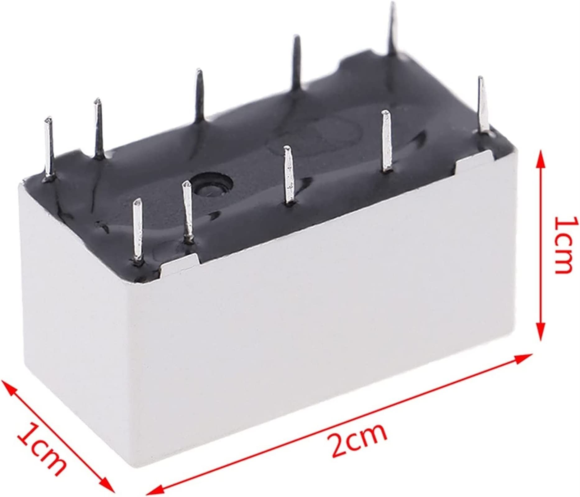 Parti di ricambio Relè Relè a ritenuta bistabile bobina 5V DPDT 30VDC 2A 1A 125VAC HFD2/005-S-L2-D Realy