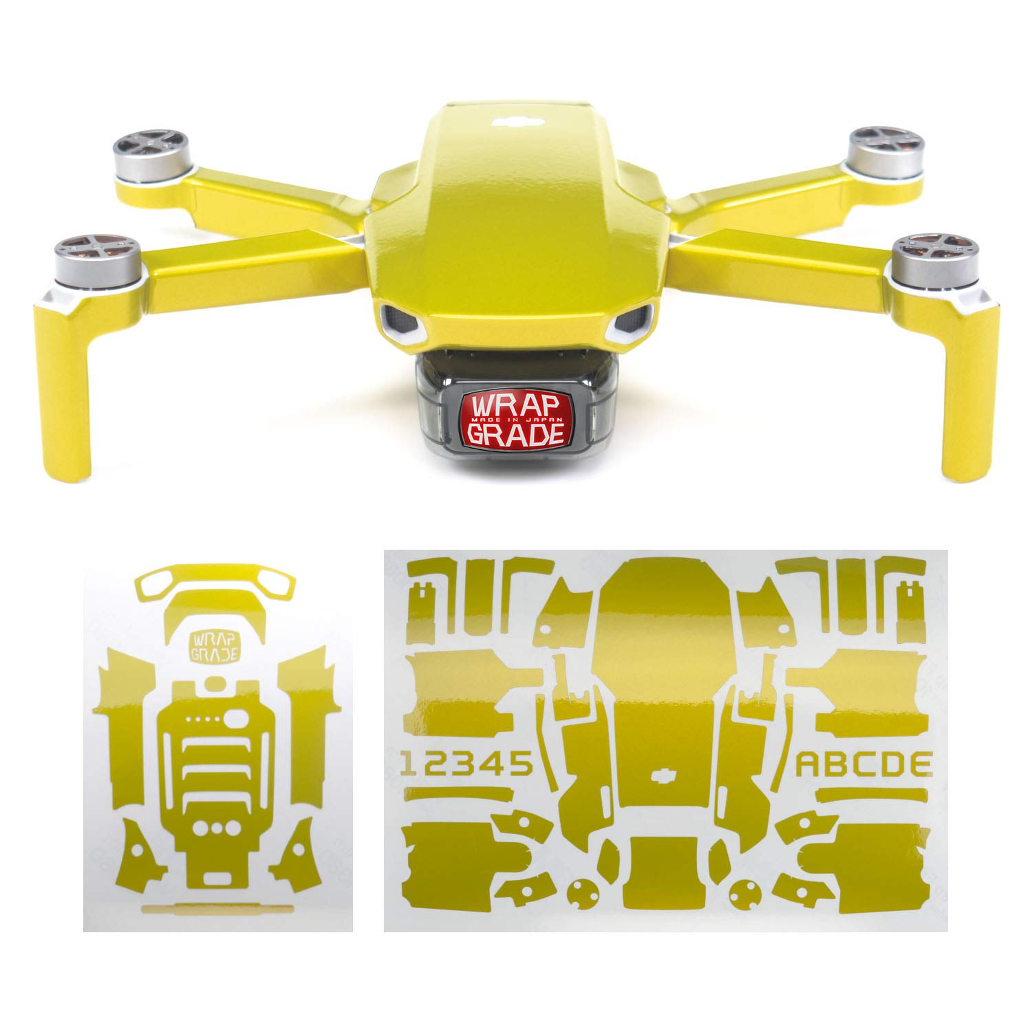 Wrapgrade Skin Compatible con dji Mavic Mini (Army Green) — view 9