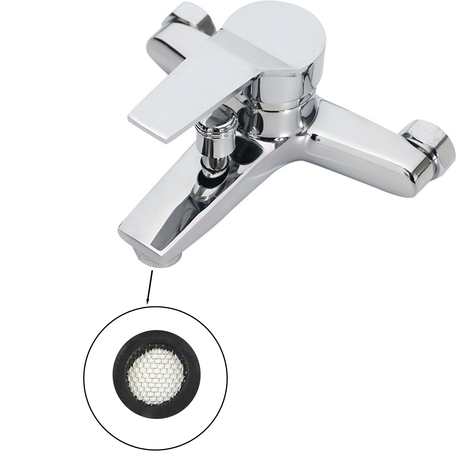 LINYUEARUI 80PCS Stainless Steel & Rubber Screen Hose