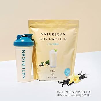 Amazon | Naturecan ソイプロテイン (840g / 30食分 / プロテイン 21g