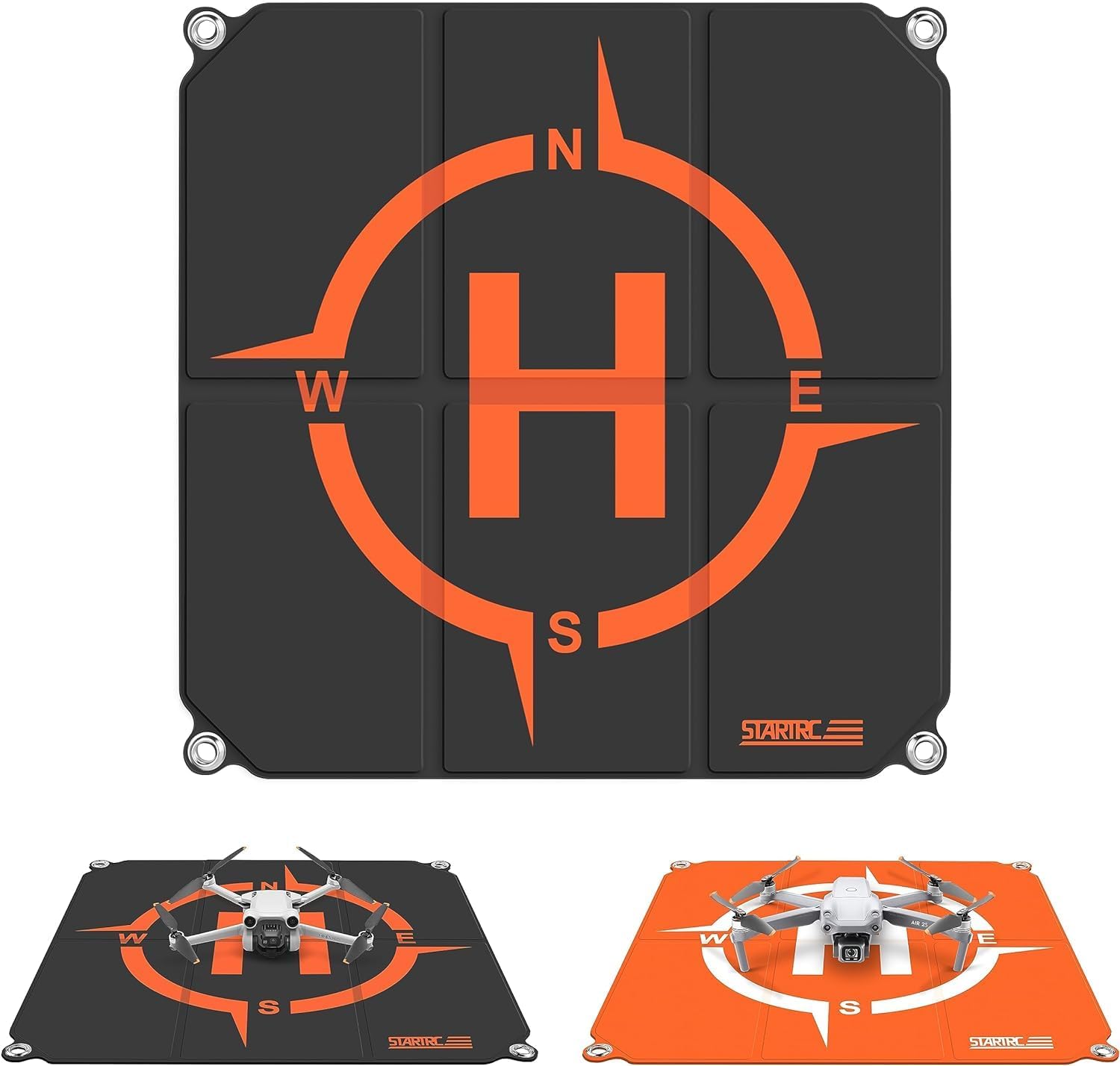 STARTRC Drone Landing Pad,50cm(19") Fast Folding Portable Universal Landing Mat for DJI Air 2S /Mavic Mini 2 / Mavic Air 2 / Mavic 2 Pro/Zoom/FIMI X8SE/DJI FPV Drone