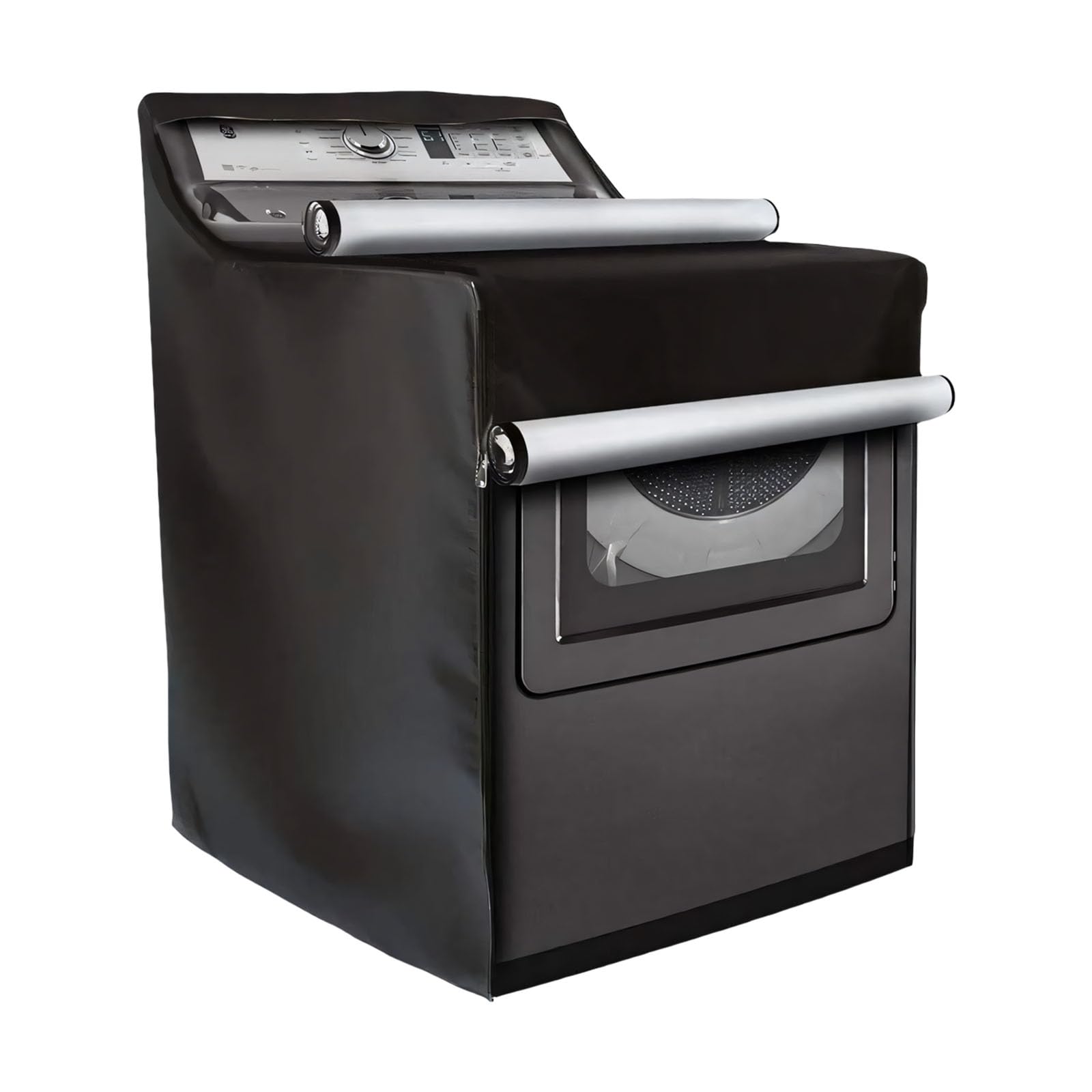 Msioytog Laundry Protector Cover with Control Panel Access Twist Dryer Lid