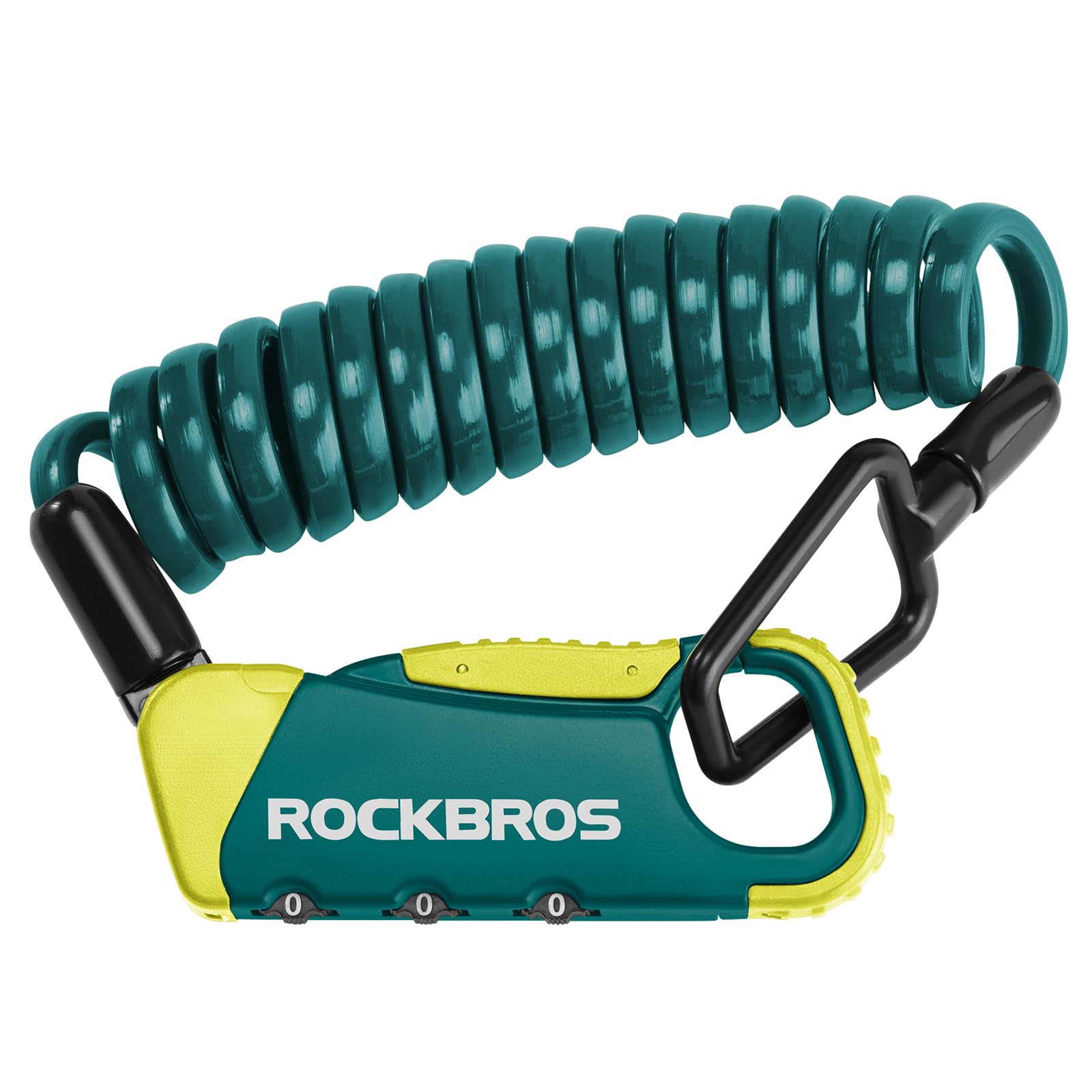 ROCKBROS 150cm Helmet Lock, High Security Bike Lock with 3-Digit Code