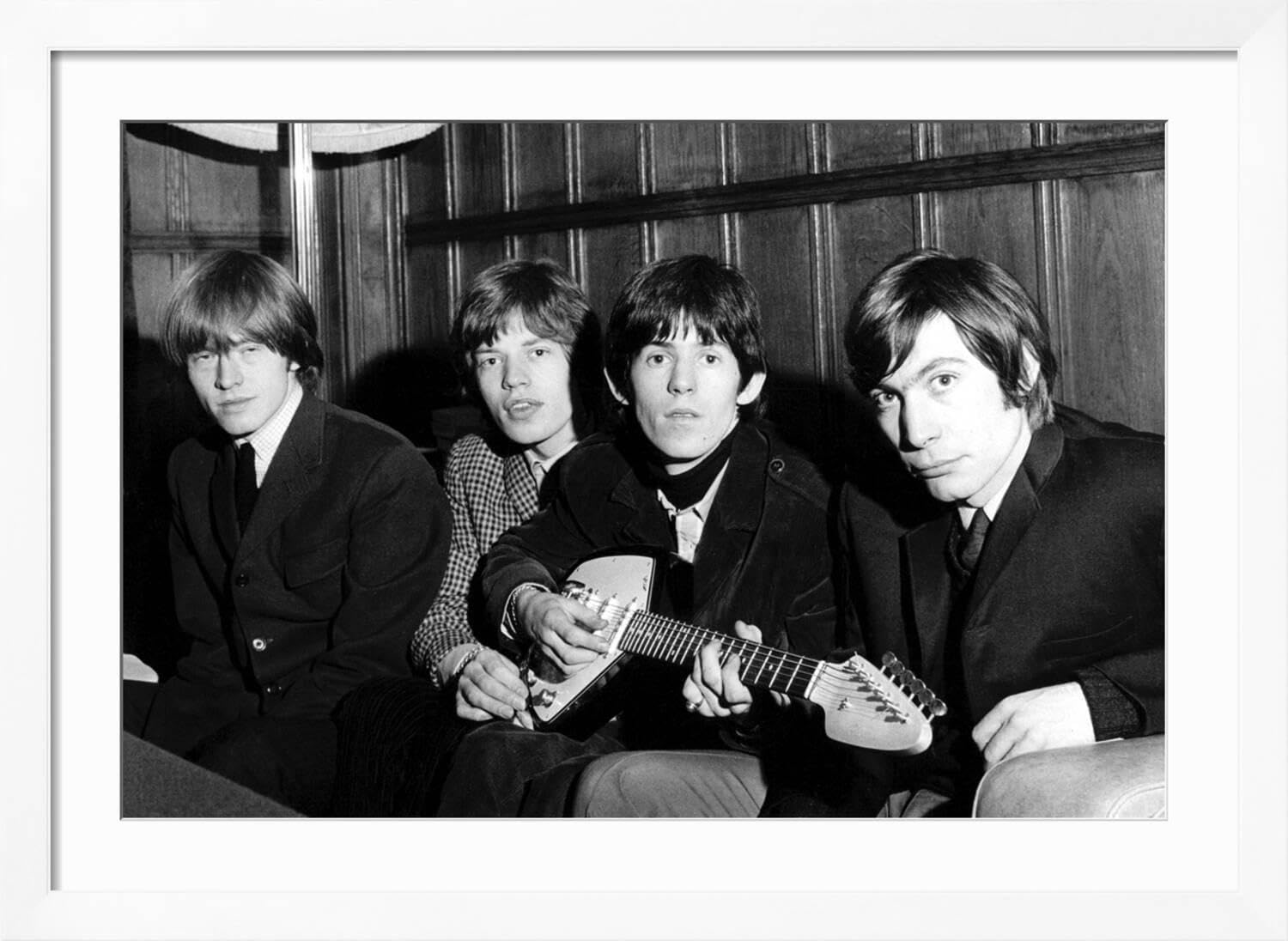 Amazon.com: Art.com Wall Photo Rolling Stones Donate a Guitar on
