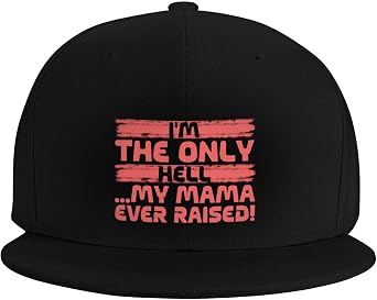 Baseball Cap Im The Only Hell My Mama Ever Raised Vintage Adjustable Sports Hats Outdoor Caps Black