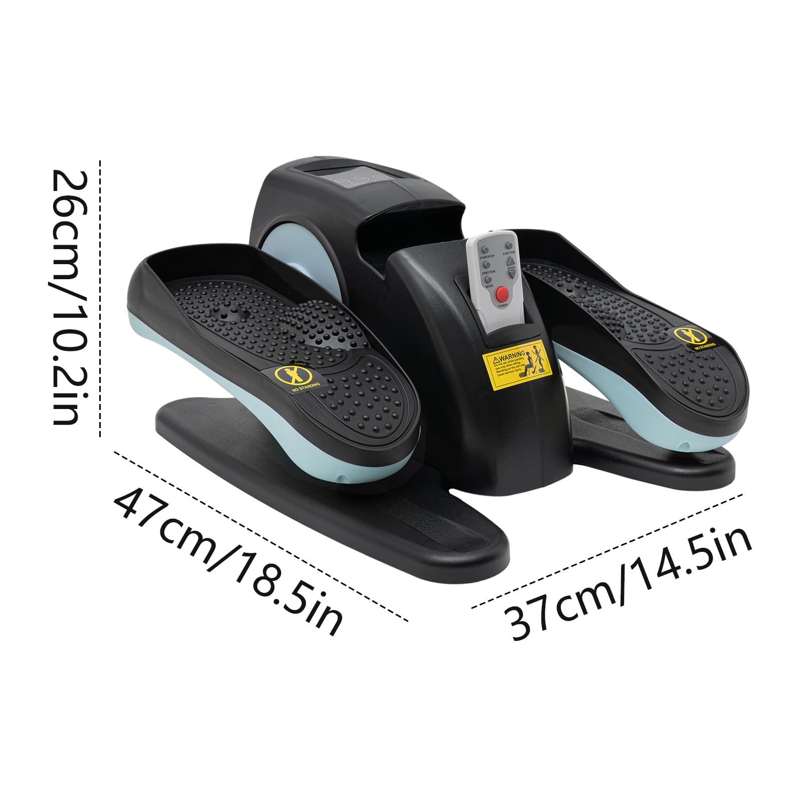 Pédalier Trainer 5 vitesses avec écran LCD, pédalier pour personnes âgées, équipement d'entraînement pour l'endurance, les jambes, les personnes âgées, mini vélo d'appartement