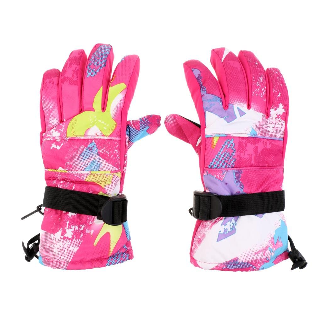 CALANDIS™ Winter Warm Waterproof Windproof Snow Snowboard Ski Sports Gloves M Pink | Gloves & Mittens | Clothing | Winter Sports