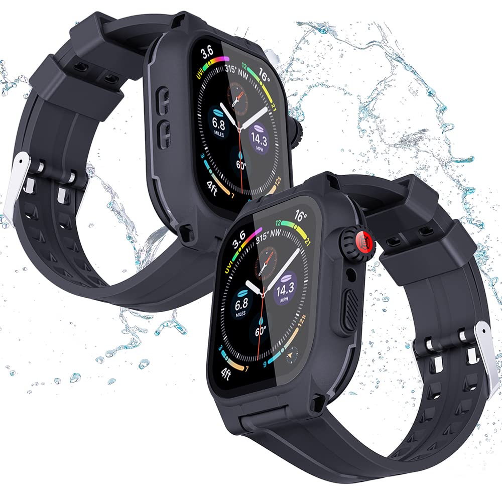 Amazon.co.jp: 【3In1一体型防水バンド】 対応Apple Watch Series 7