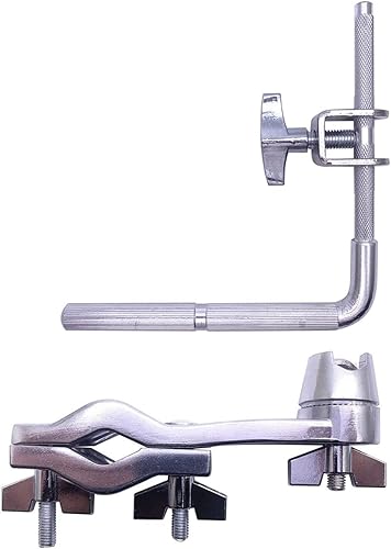 TUOREN Soporte de cabrestante con barra en L de 0.374in, abrazadera de cabrestante de montaje de bloque de atasco, accesorio de percusión ajustable