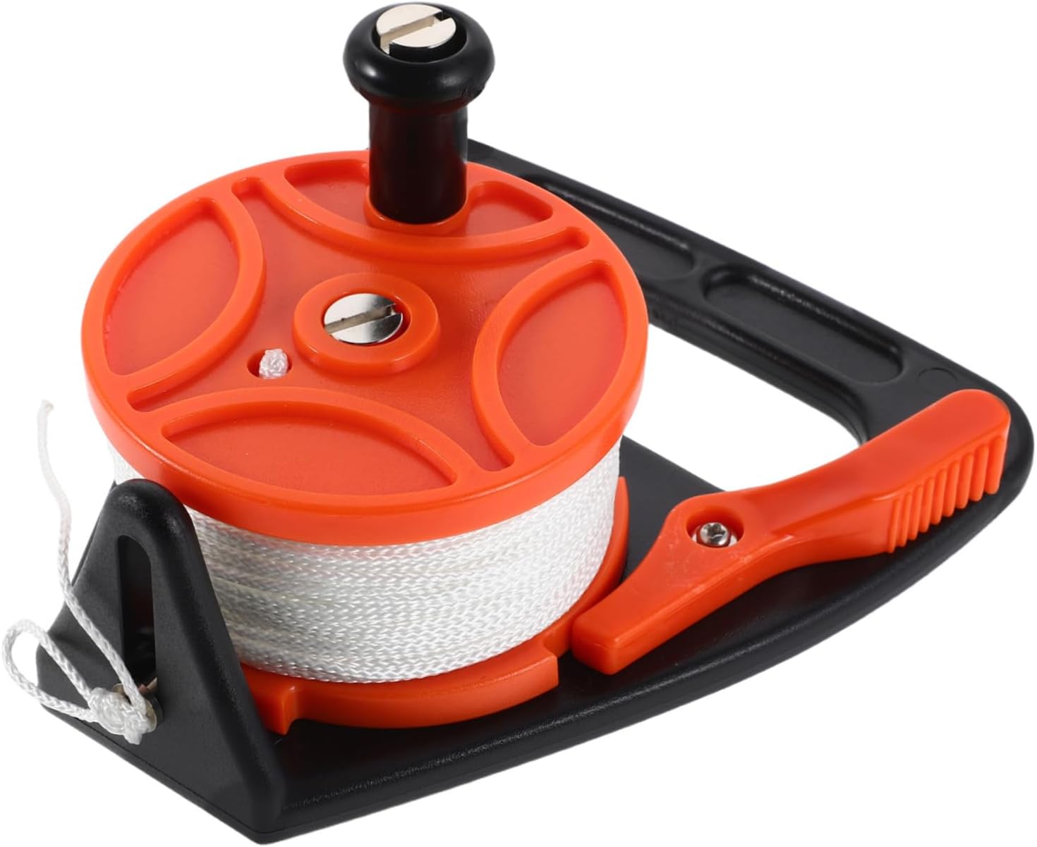 Abaodam 46m Diving Handle Reel Handheld Scuba Accessory Heavy Duty Line Reel for Kayak Yacht