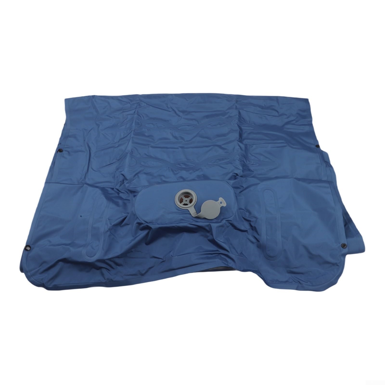 Colchoneta inflable para dormir azul marino con bomba de pie integrada para camping