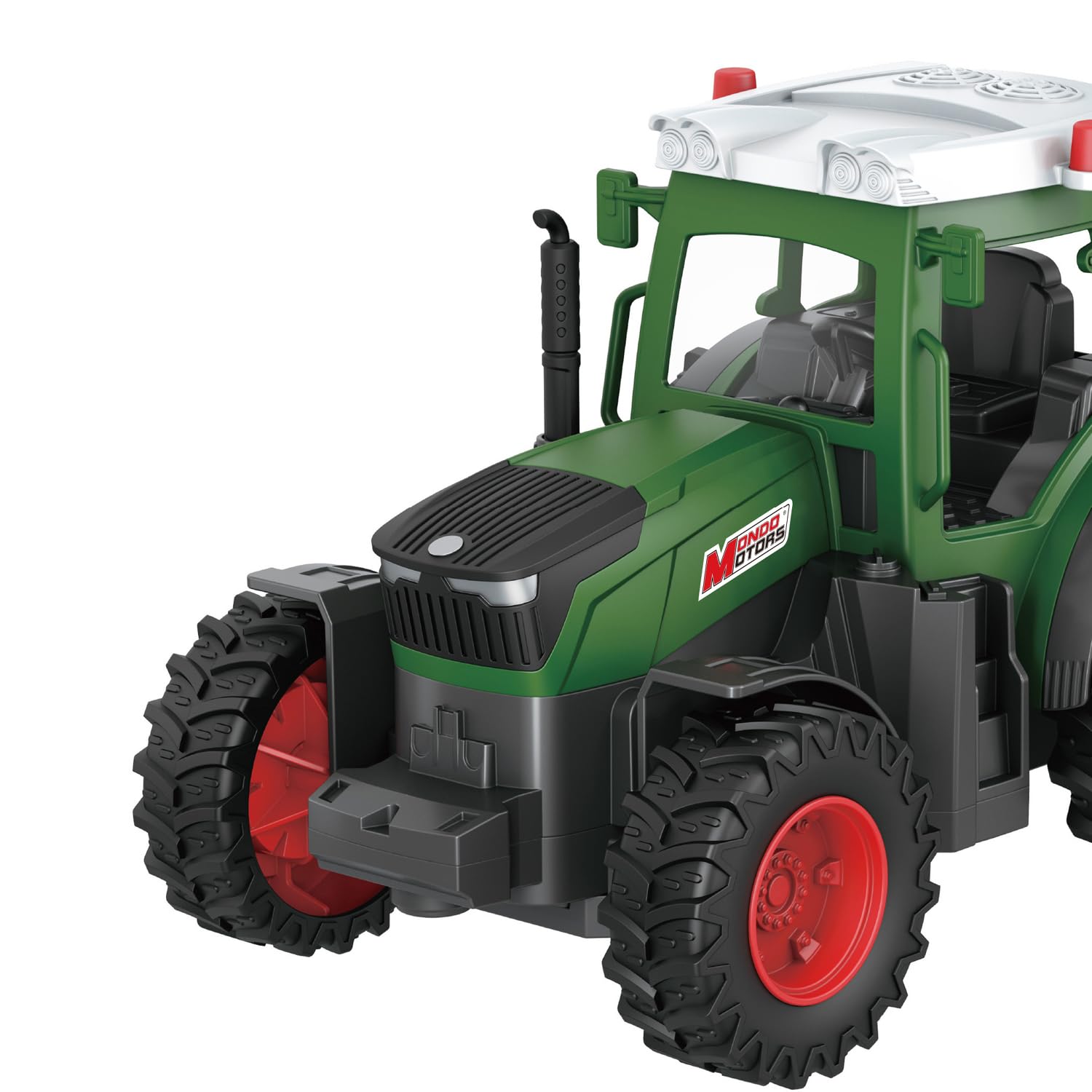 Mondo Motors Tractor radiocomandado, Modelo a Escala 1:24, Paquete de baterías Recargables Incluido, Juguete para niños 63863