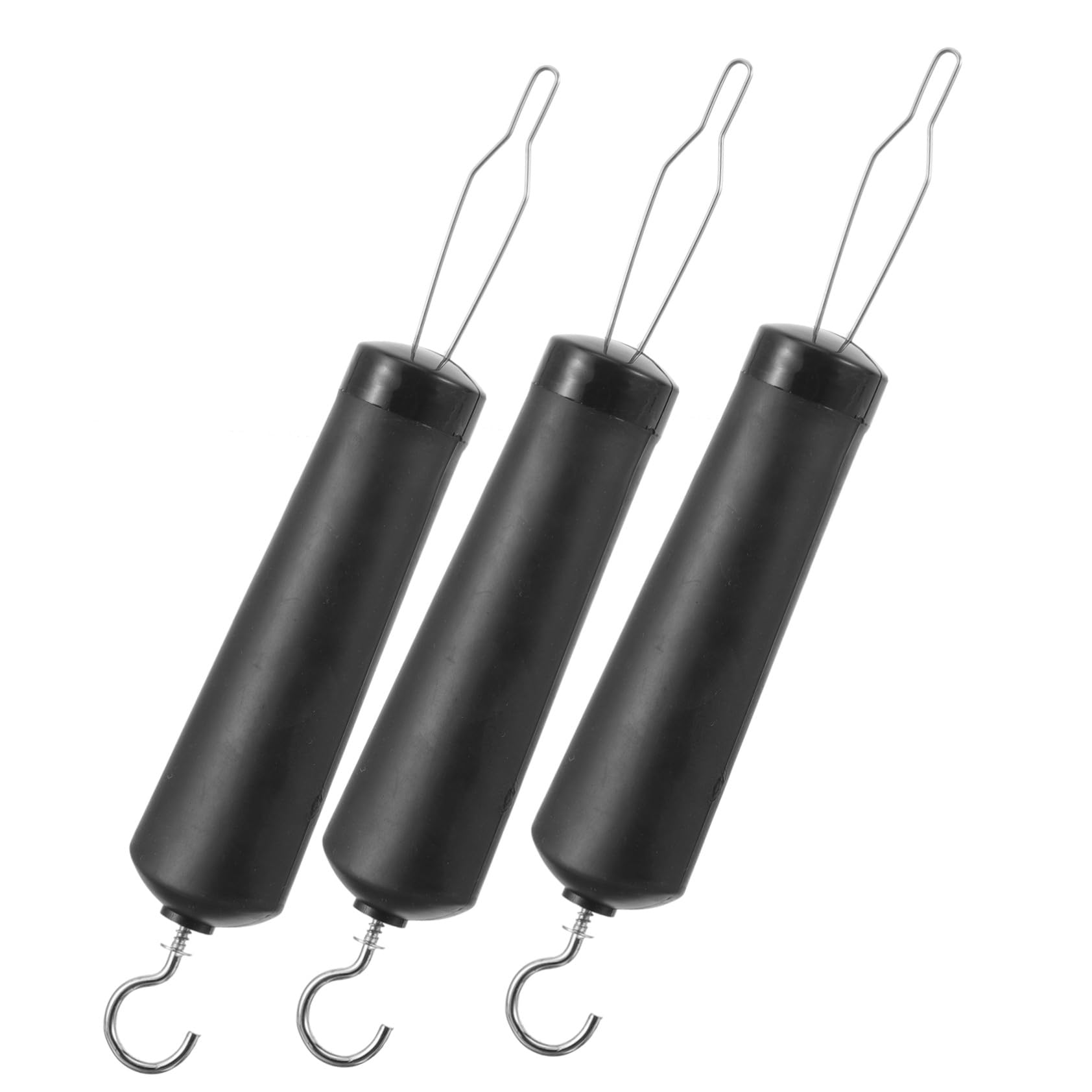 Knopfhaken und Reißverschlusshelfer Komfortabler Griff 3 Stück aus Edelstahl und Kunststoff Einfache Nutzung bei Kleinen Mittleren und Großen Knöpfen für Alltag und Ankleiden