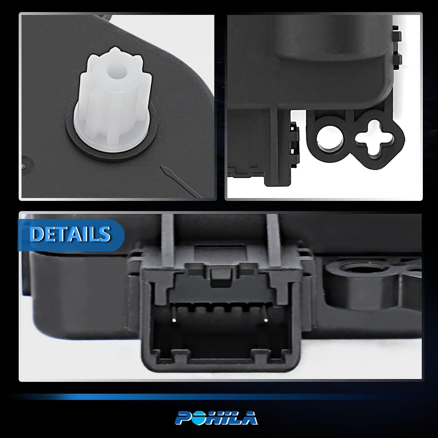 HVAC Blend Door Actuator ‎604-024 Compatible with Chrysler Town & Country/Chrysler 300/Dodge Grand Caravan/Charger/Challenger Heater Air Door Actuator Motor 68033337AA,68031977AA,68238243AA