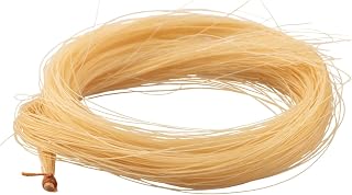 White Horsehair for Violin Cello Bows 2 Hanks Replacement White
