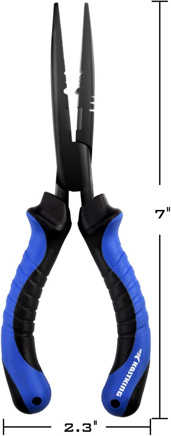 KastKing Intimidator Fishing Pliers, 9 inch Straight Nose : Sports & Outdoors