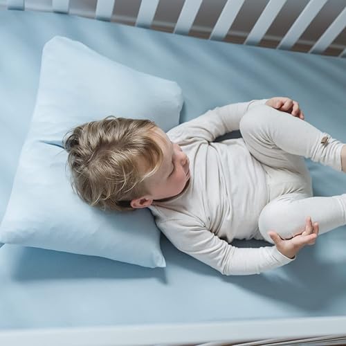 Miniatura 2 de Pobibaby - Paquete de 2 fundas de almohada de alta calidad para niños pequeños - Tejido de jersey ultrasuave - Almohada para cuna, almohada para