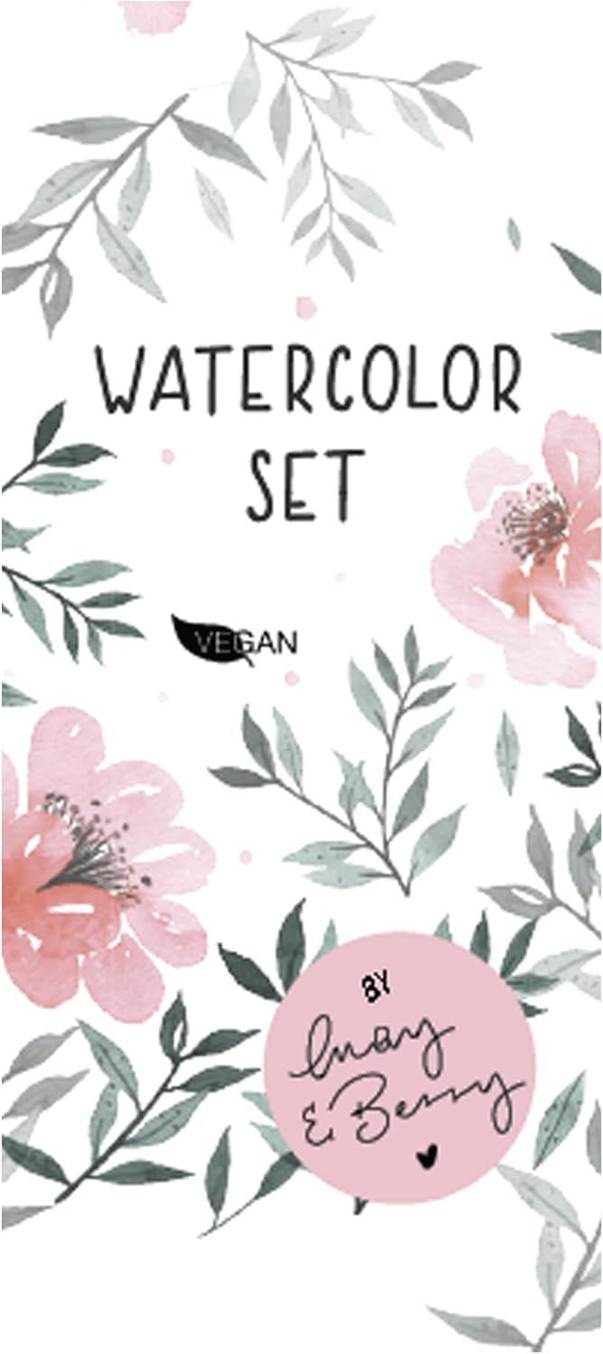da Vinci Watercolor Series 5389 CosmoTop Spin Lettering & Flower Brush Set, Synthetic, 3 Brushes (Series 5580, 5880)