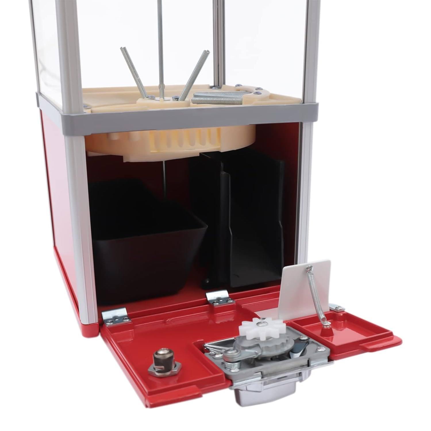 NA-NA「キャンディ☆マシンにのって」 Amazon.co.jp: 商業用キャンディガムボールマシン自動販売機、25セントコイン自動販売機、キャンディディスペンサー賞品マシンキャンディマシン、赤  : ホーム＆キッチン