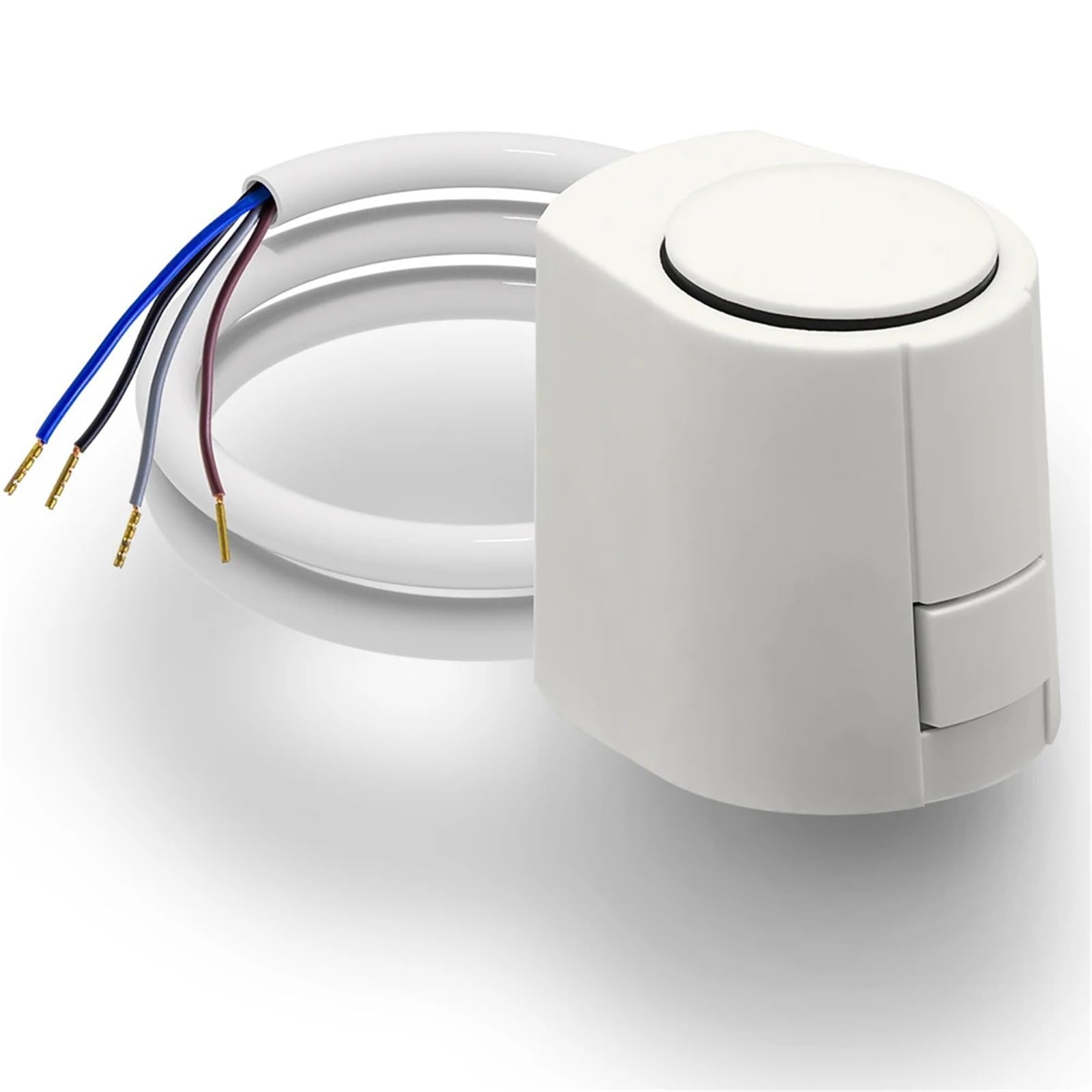 Actuador térmico eléctrico de Cuatro Cables, 230V, Servo NC Normalmente Cerrado (válvula de Zona) for calefacción de Suelo de Agua en Bomba múltiple