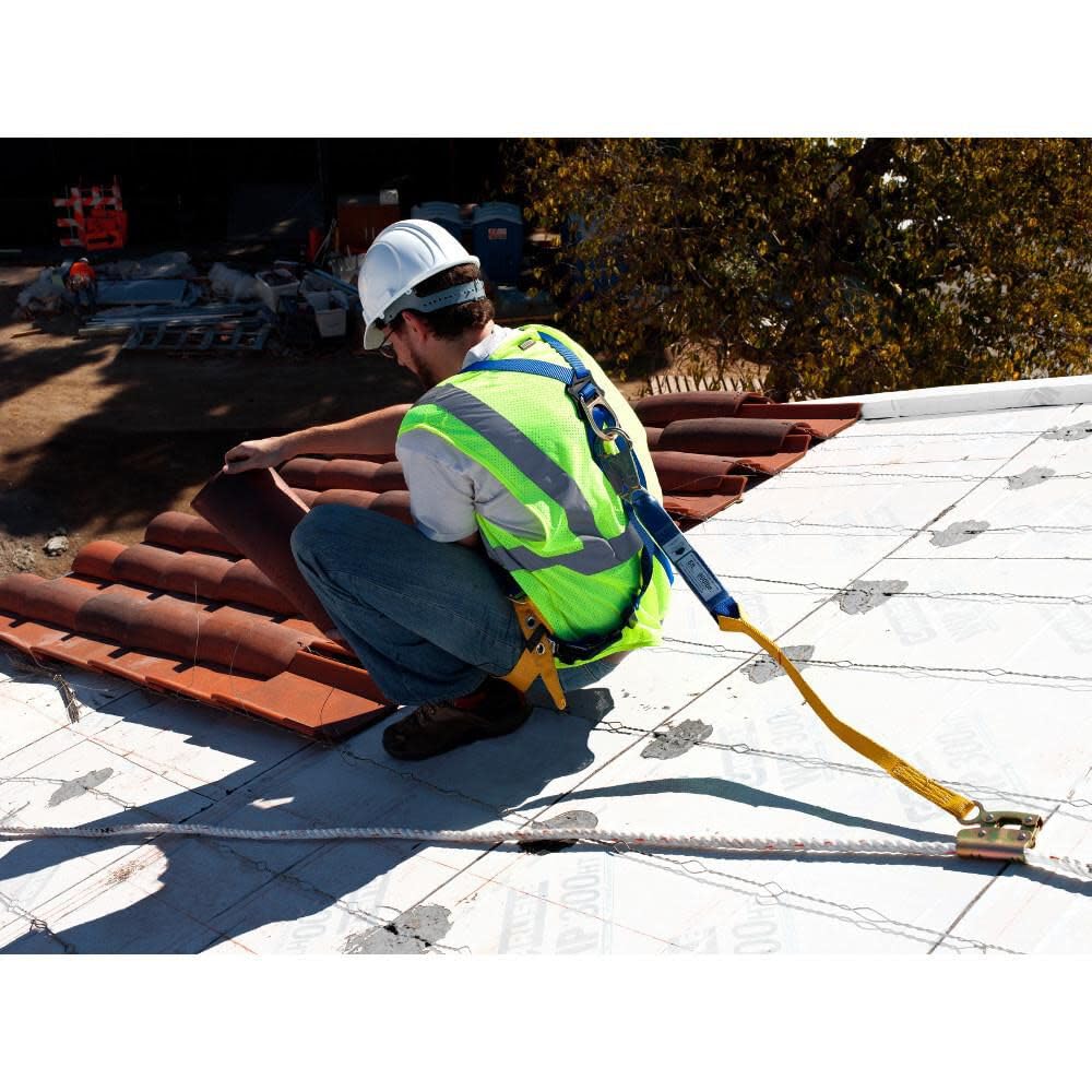 Werner LiteFit Standard 1-Ring Safety Harness - Blue, Small, Model# H312001