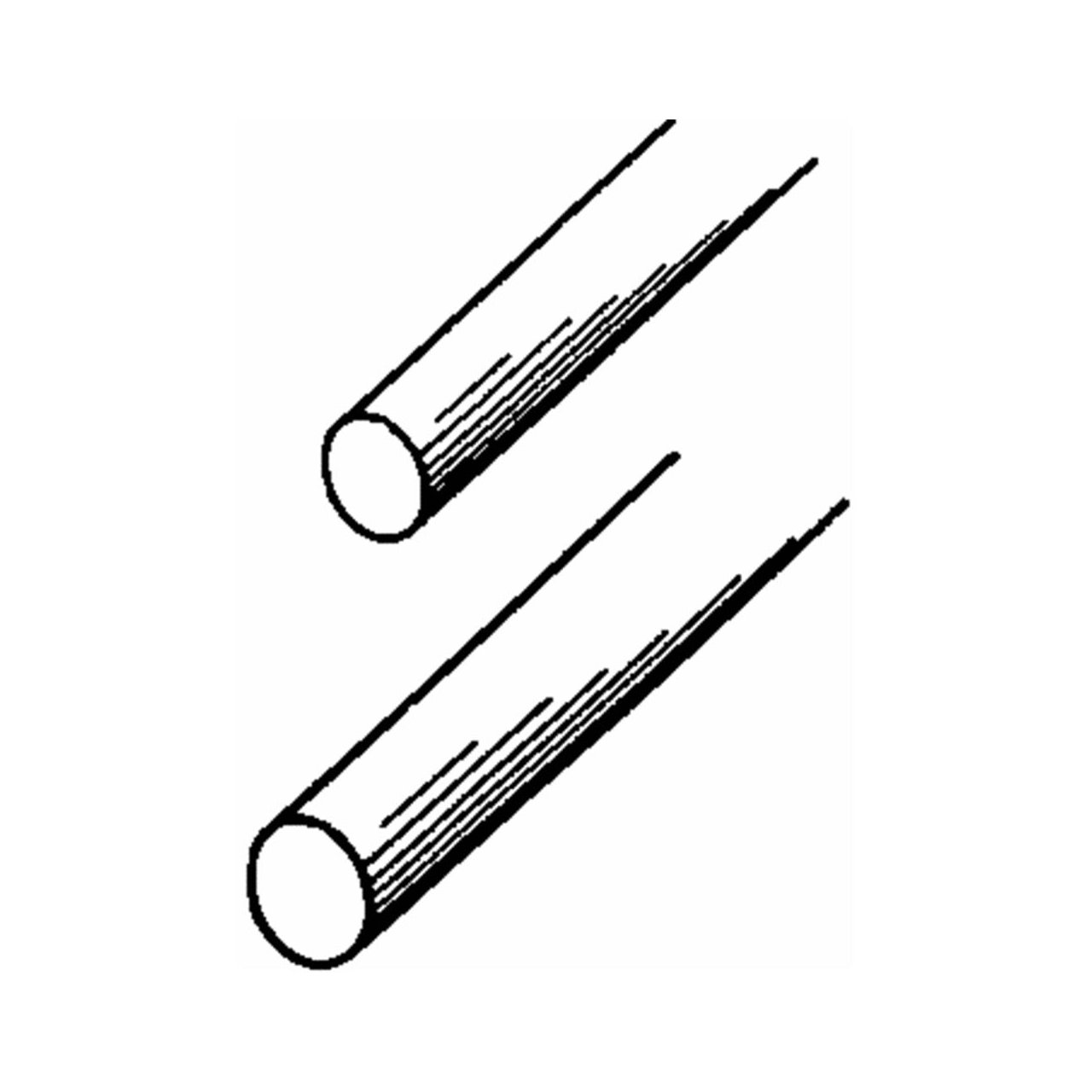 K&S Music Wire - 0.047 Inch Diameter X 36 Inch Length Steel