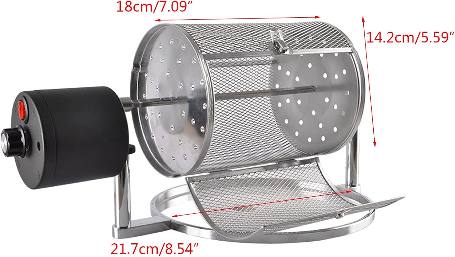 Stainless Steel Coffee Bean Roaster Baking Roasting Machine Drum Type Coffee Roaster Network-Window Baked-Beans Machine Coffee Roasting Cage