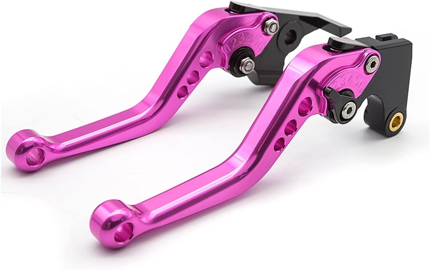 Brake Clutch Lever for BMW for G310GS G310R G 310GS 310R 2017 2018 2019 2020 2021 2022-2025 CNC Motorcycle Adjustable Brake Clutch Lever Motorcycle Handlebar Brake Lever(Pink 147mm)
