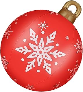 BESTOYARD Decorações De Natal Decoração Natal Sobre Tamanho Bola Inflável Natal Grande Bola Inflável Bola De Natal Inflável Bola De Natal Feriado Infláveis Brinquedo Bola Inflável Pvc De