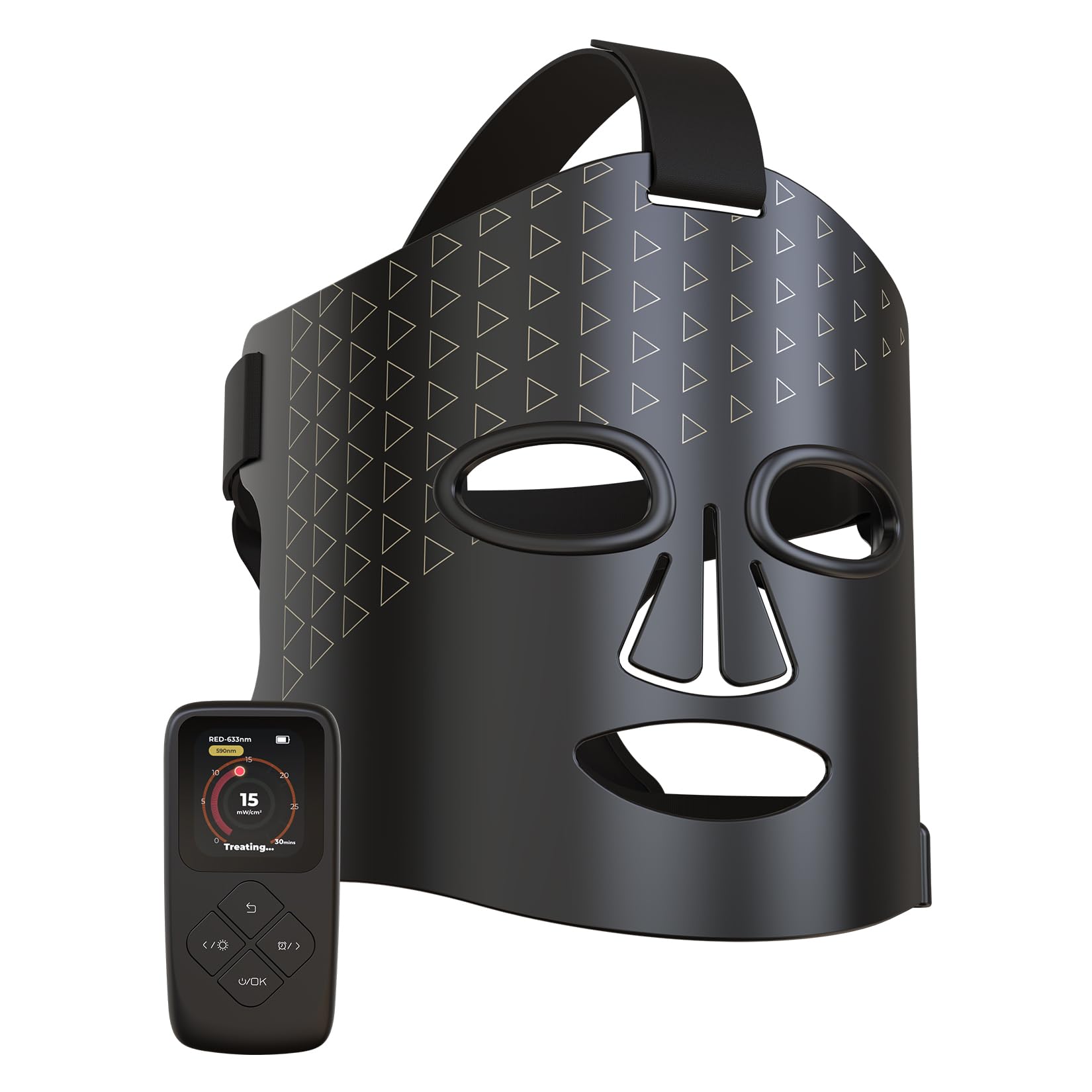 Infrared Light Therapy Device for Face High Energy Light Therapy for Facial Skincare Led Face Mask With LCD