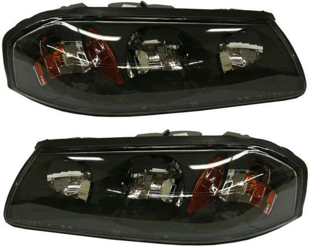 CarLights360 For 2004 2005 Chevy Impala Pair Headlights Driver and Passenger Side from 2/6/04 GM2502248 GM2503248 | 10356097 10356098